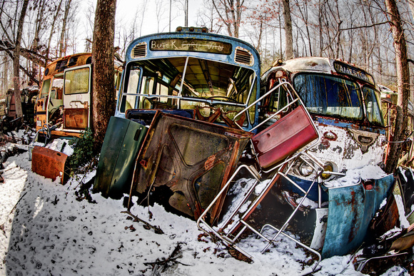 Bates Junkyard Buses